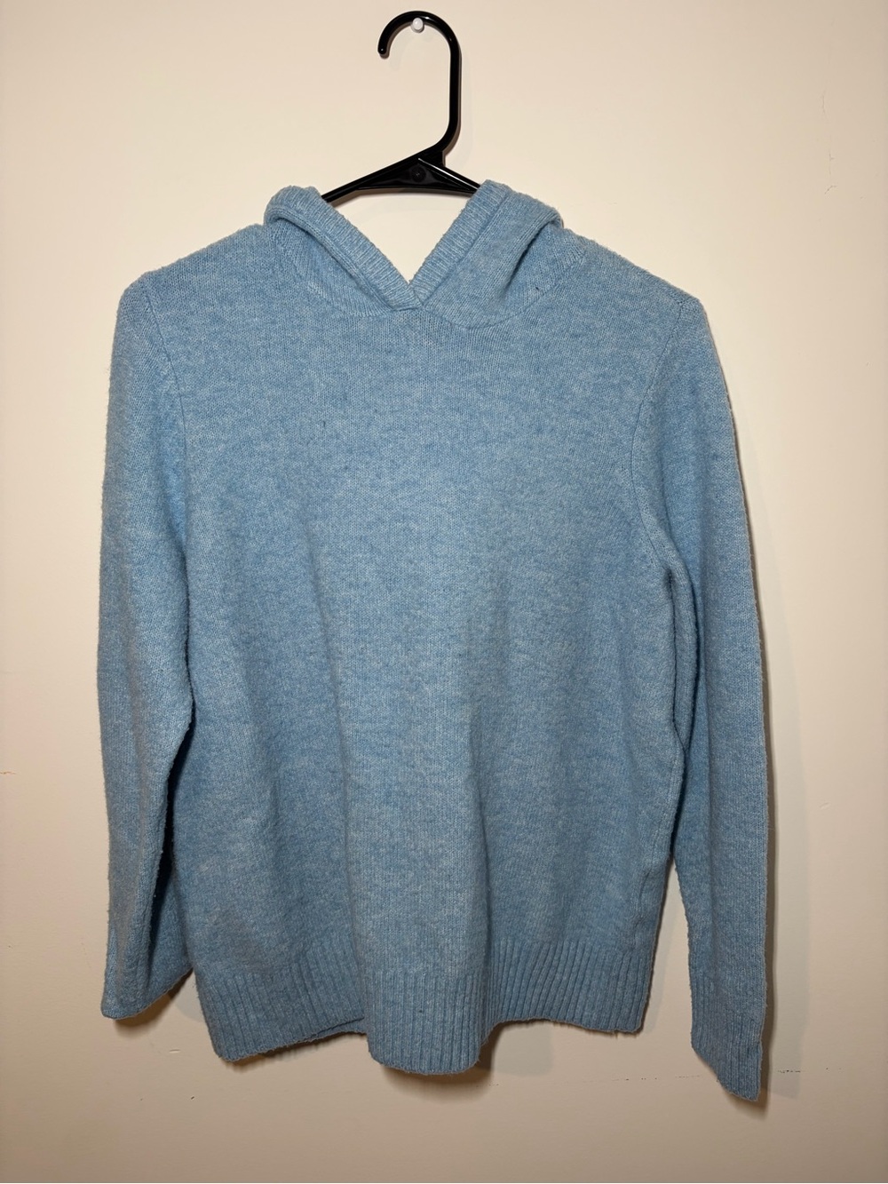 Style & Co. Light Blue Women's Hooded Pullover Sweater